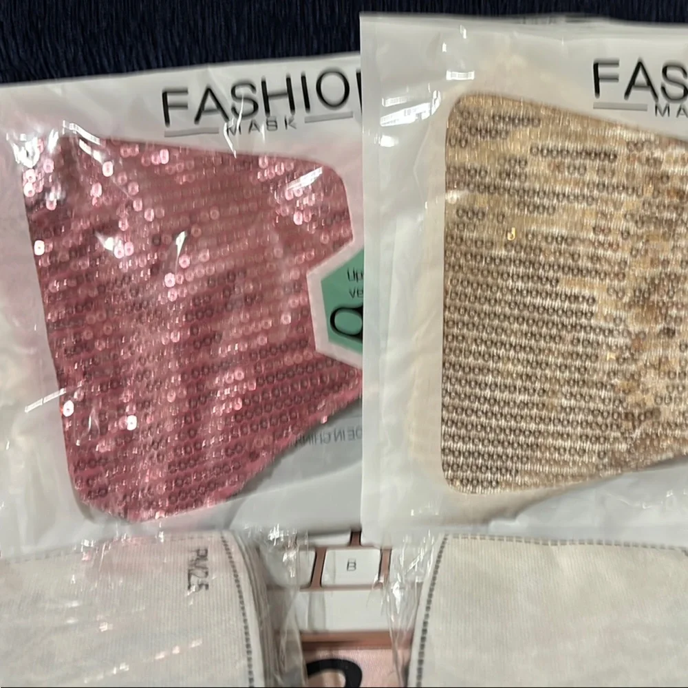 Sequin Face Masks & Filters